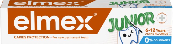 Elmex Junior Caries Protection Toothpaste -       6  12  -   