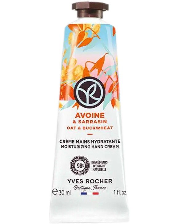 Yves Rocher Oat & Buckwheat Moisturizing Hand Cream -              Oat & Buckwheat - 