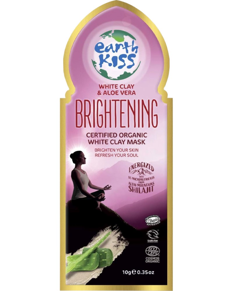 Earth Kiss Brightening Clay Mask -           - 