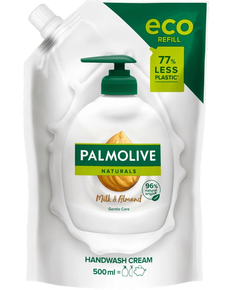 Palmolive Naturals Milk & Almond Hand Wash Cream Refill -           Naturals - 