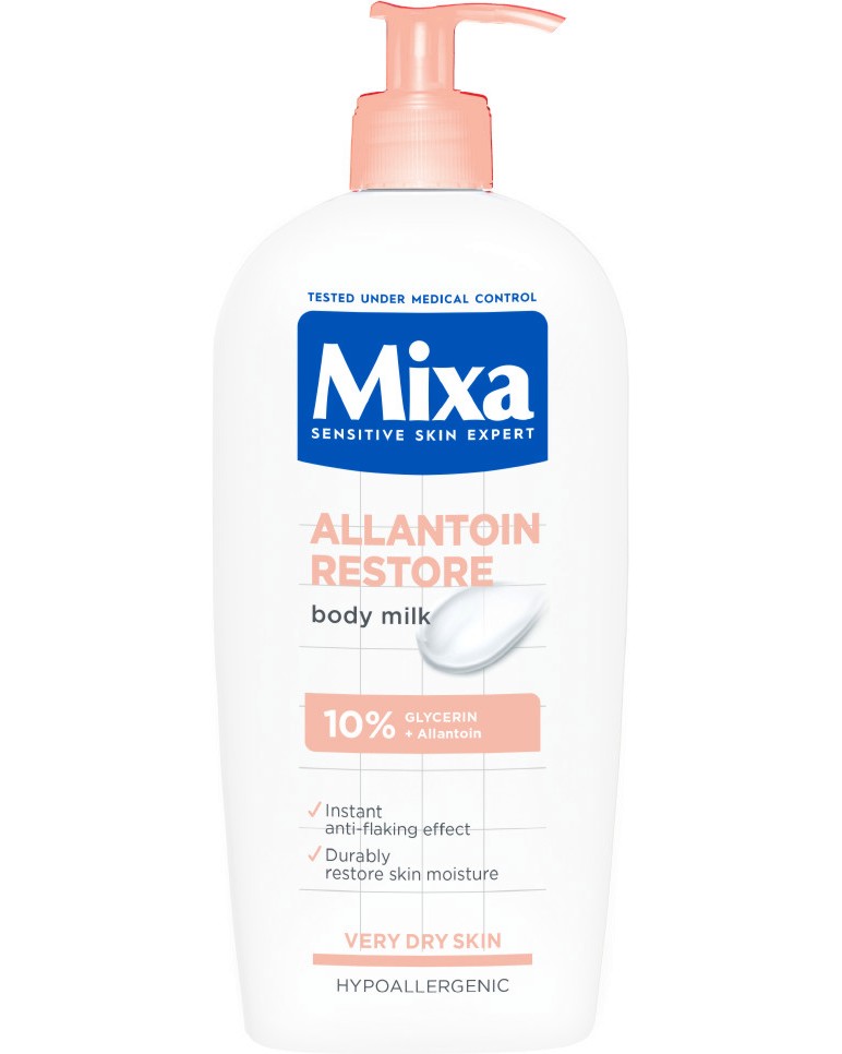 Mixa Allantoin Restore Body Milk -         -   