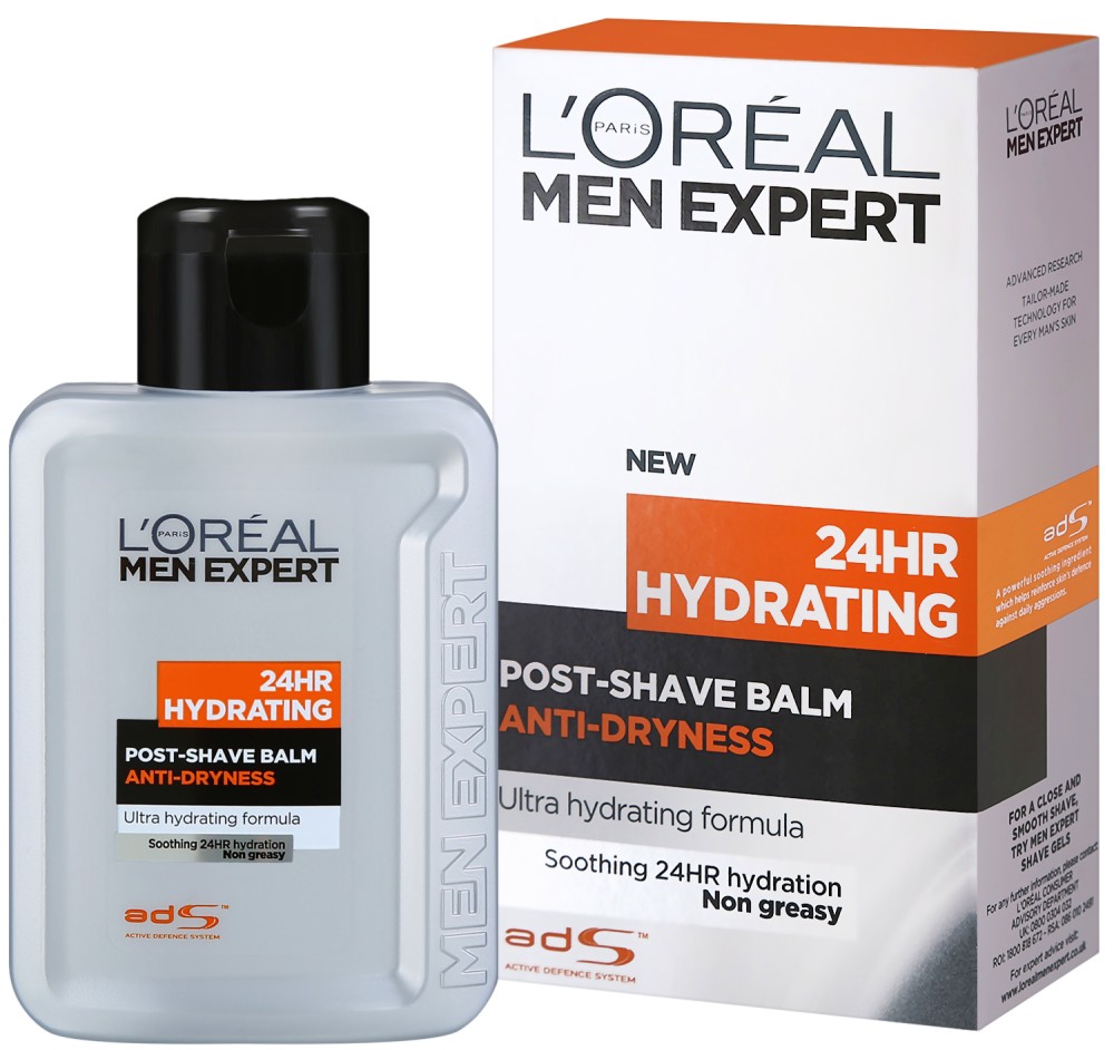 L'Oreal Men Expert After Shave Balm Hydrating 24h -        "Men Expert" - 