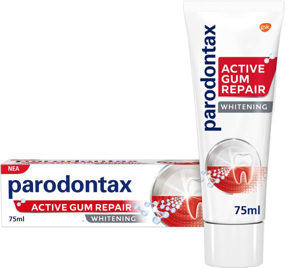 Parodontax Active Gum Repair Whitening -         -   