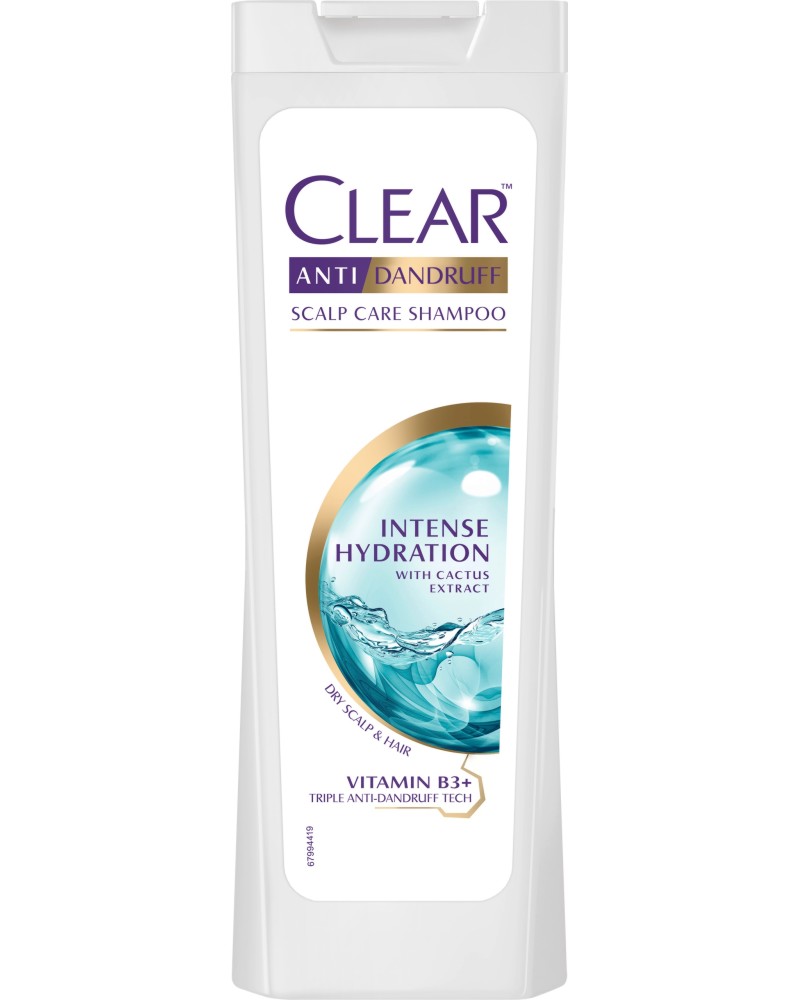 Clear Anti-Dandruff Intense Hydration Shampoo -             - 