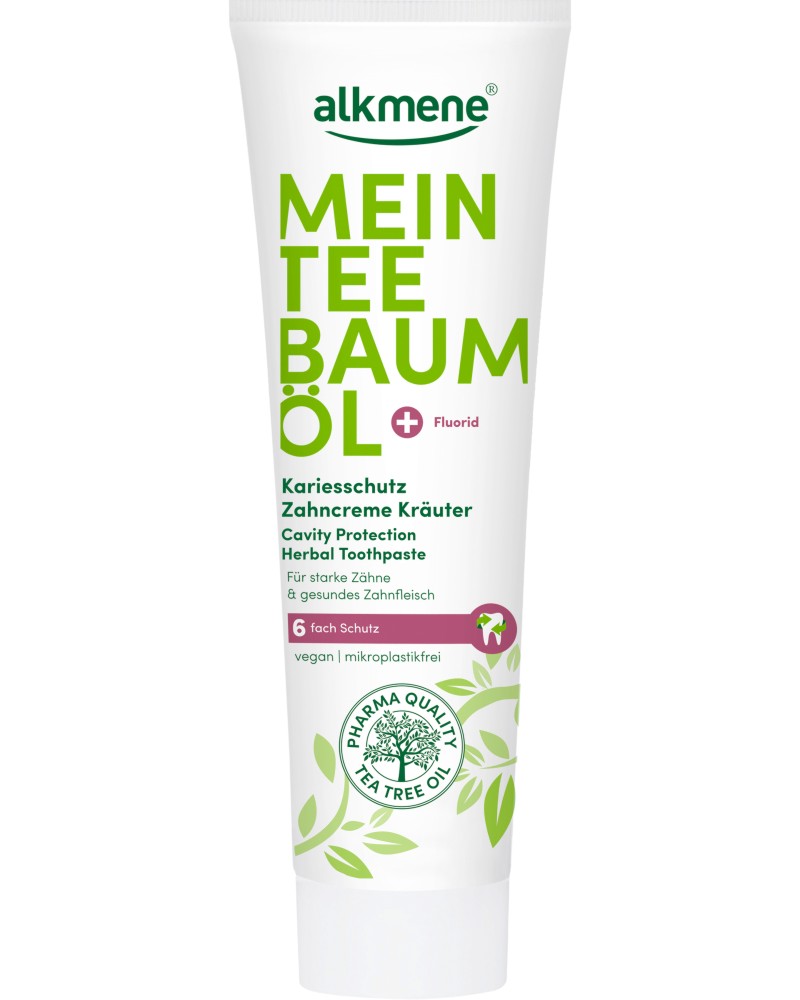 Alkmene My Tea Tree Oil Herbal Toothpaste -         My Tea Tree Oil -   