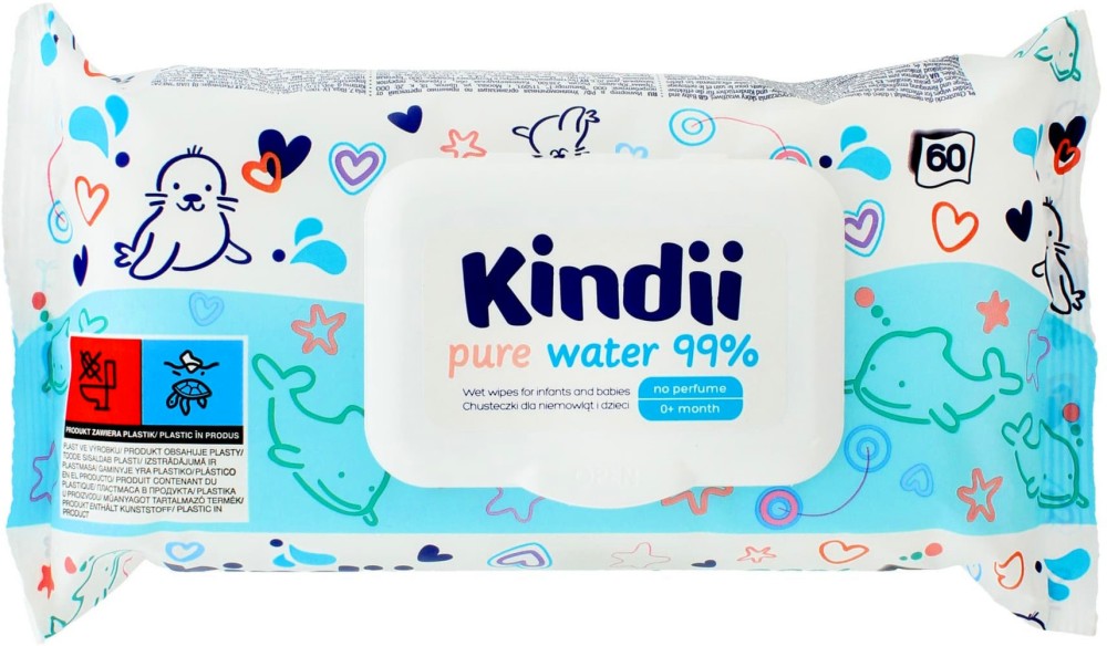    Kindii Pure Water - 60 , 99%  - 