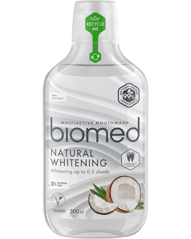 biomed Natural Whitening Mouthwash -       - 