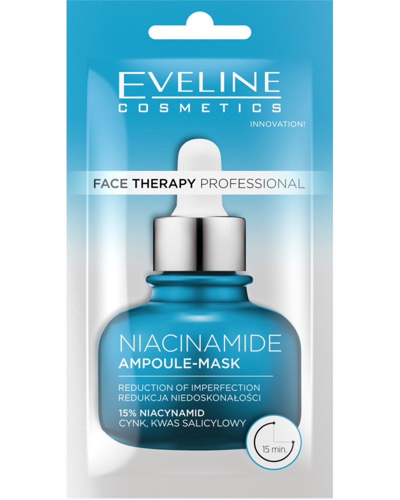 Eveline Face Therapy Professional Niacinamide Ampoule-Mask -         Face Therapy Professional - 