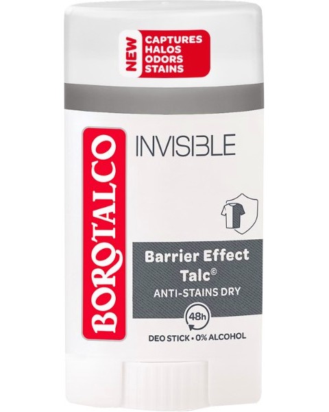 Borotalco Invisible Stick Deodorant -   - 