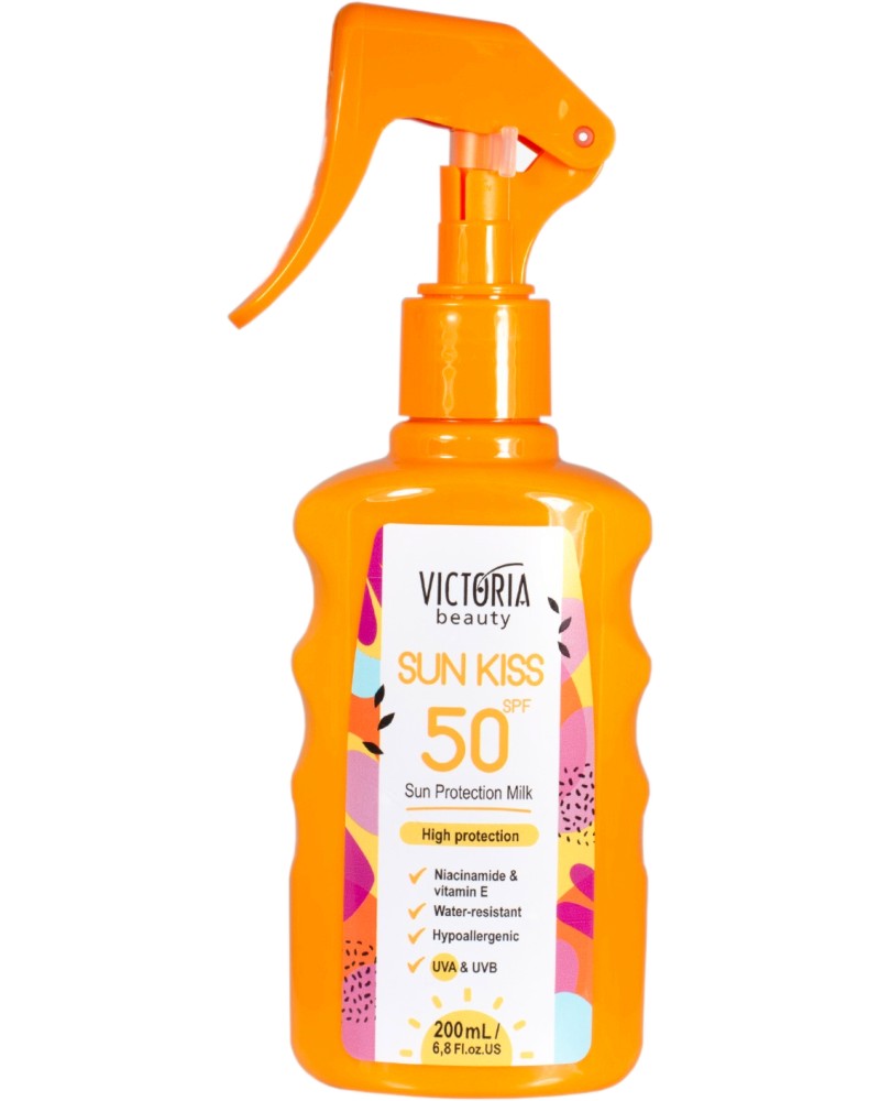 Victoria Beauty Sun Kiss Protection Milk SPF 50 -       Sun Kiss -   