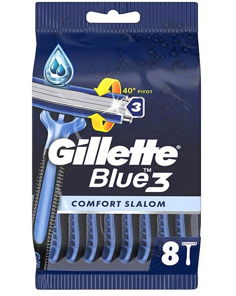 Gillette Blue 3 Comfort Slalom -     Blue 3, 8  - 