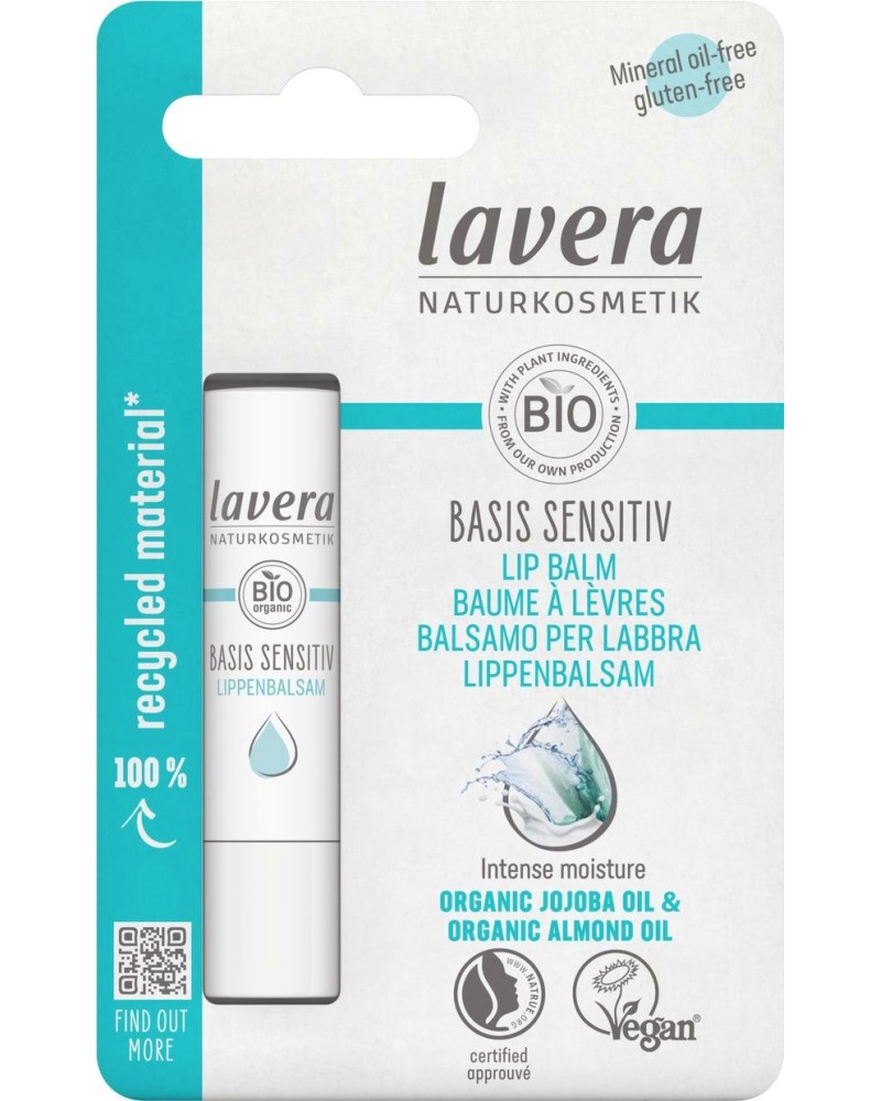 Lavera Basis Sensitiv Lip Balm -           Basis Sensitiv - 