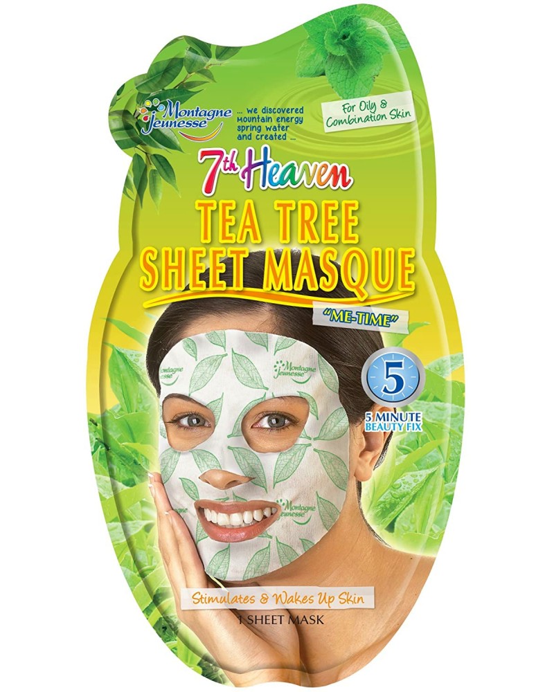 7th Heaven Tea Tree Sheet Mask -        - 