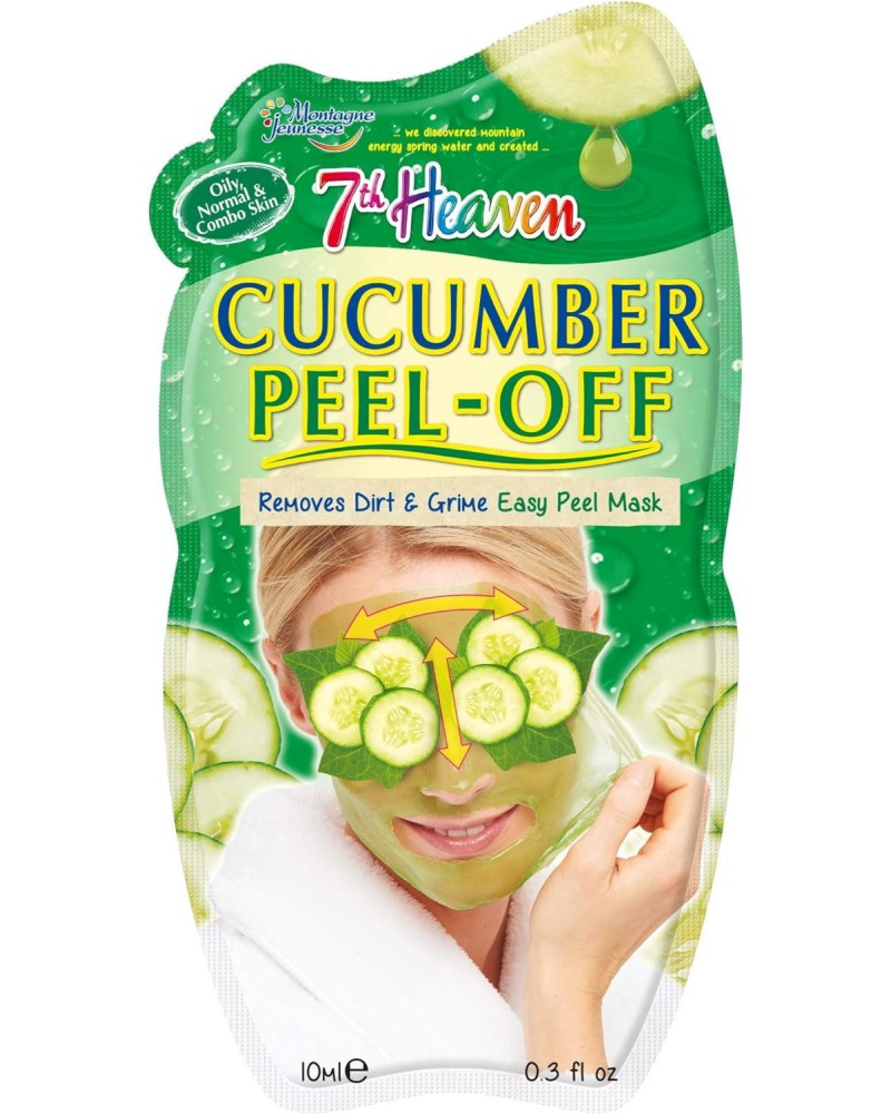 7th Heaven Cucumber Peel-Off Face Mask -        - 