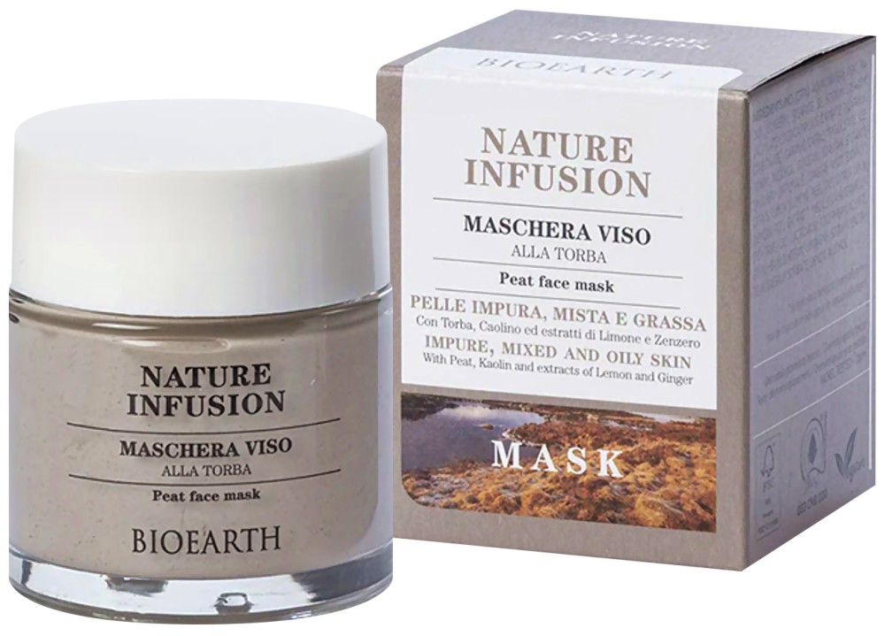 Bioearth Nature Infusion Peat Face Mask -        Nature Infusion - 