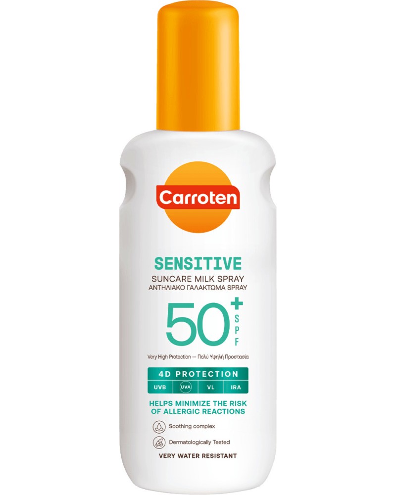 Carroten Sensitive Suncare Milk Spray SPF 50+ -      -   