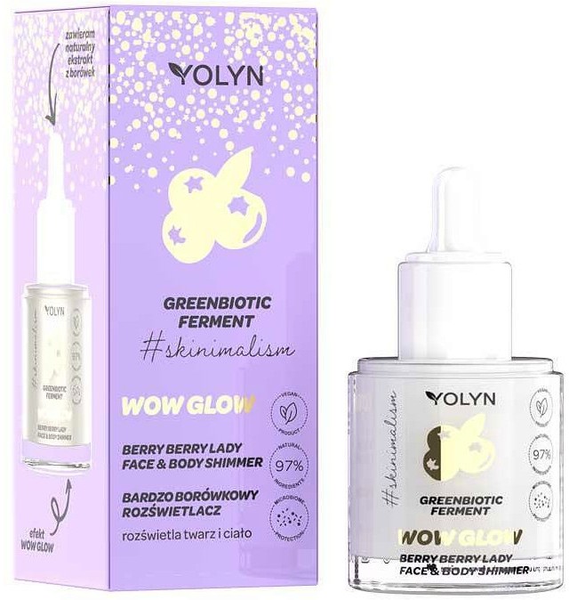 Yolyn Berry Berry Face & Body Shimmer -          Berry Berry - 