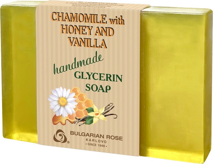 Ръчно изработен глицеринов сапун Bulgarian Rose - С лайка и мед - сапун