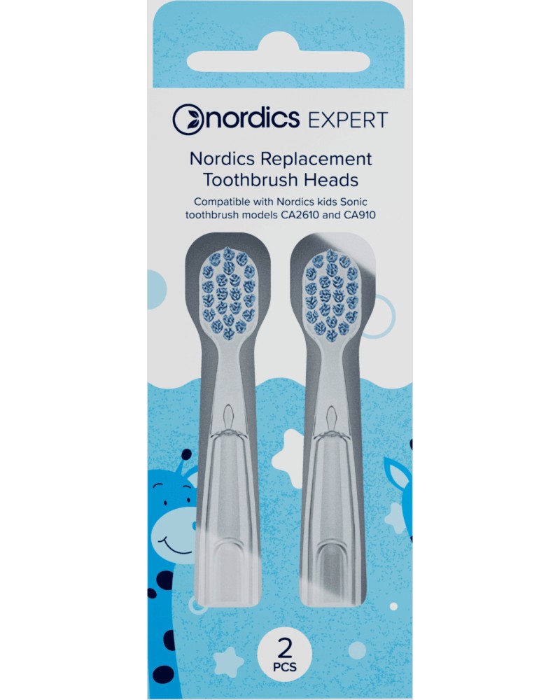 Nordics Expert Kids Replacement Toothbrush Heads -        - 