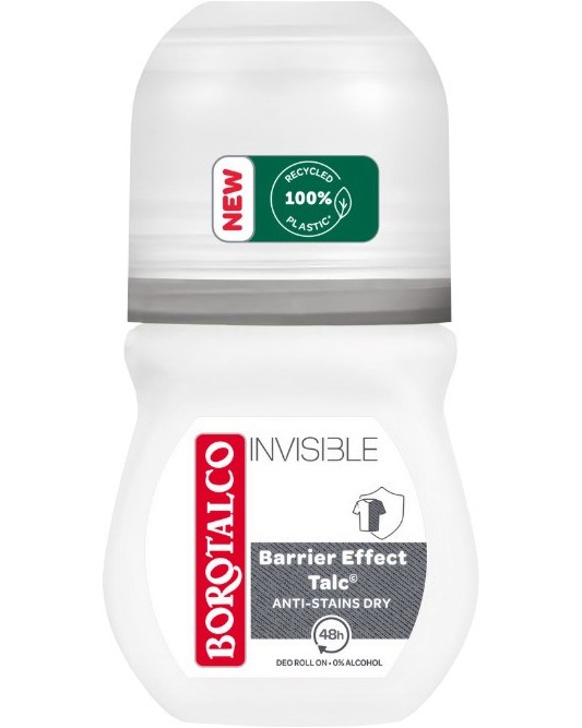 Borotalco Invisible Roll-On Deodorant -   - 