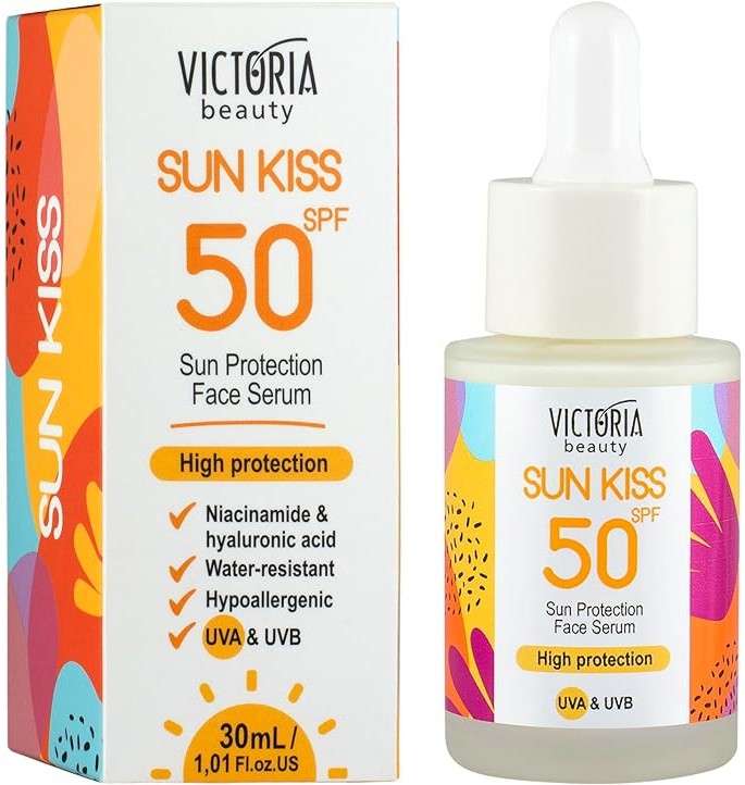 Victoria Beauty Sun Kiss Face Serum SPF 50 -       Sun Kiss - 