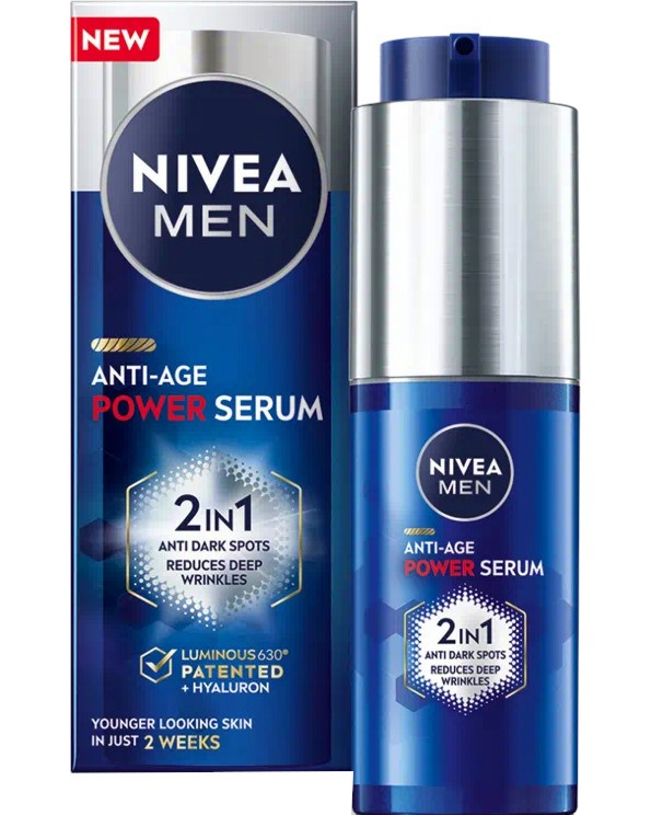 Nivea Men Anti-Age Power 2 in 1 Serum -    2  1      - 