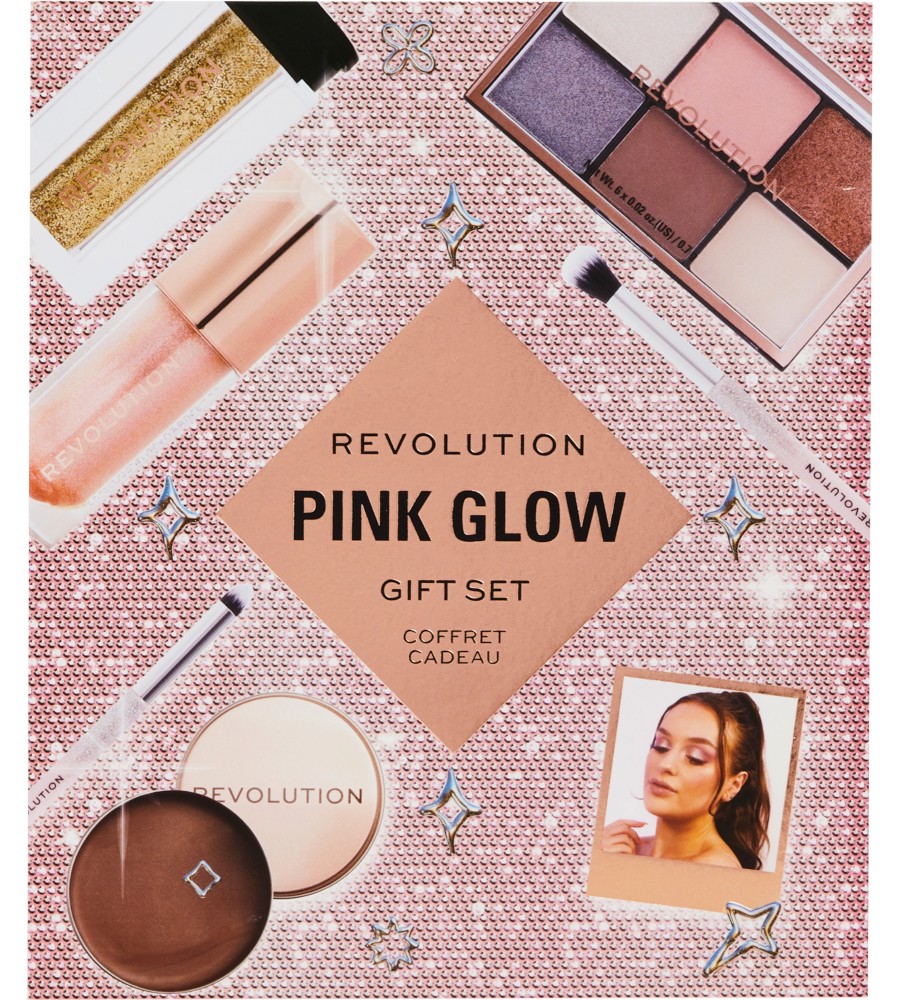 Makeup Revolution Pink Glow Set -     - 