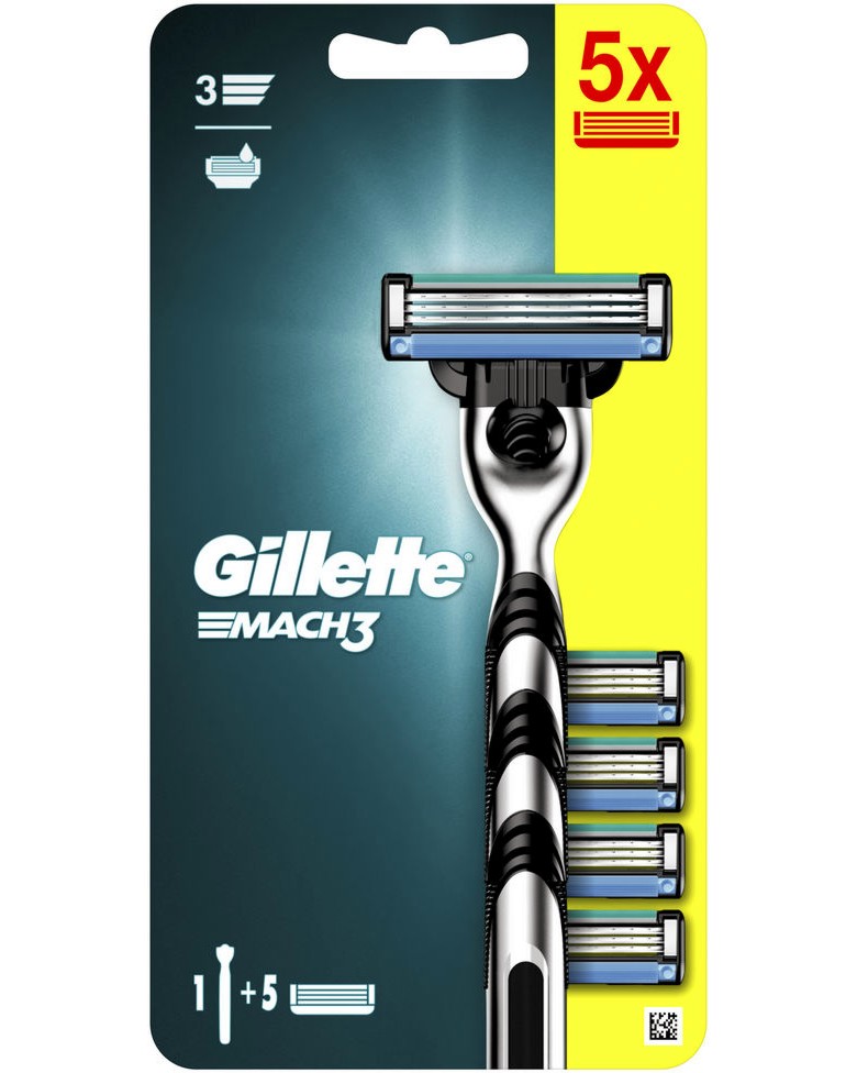 Gillette Mach 3 -   5     Mach 3 - 