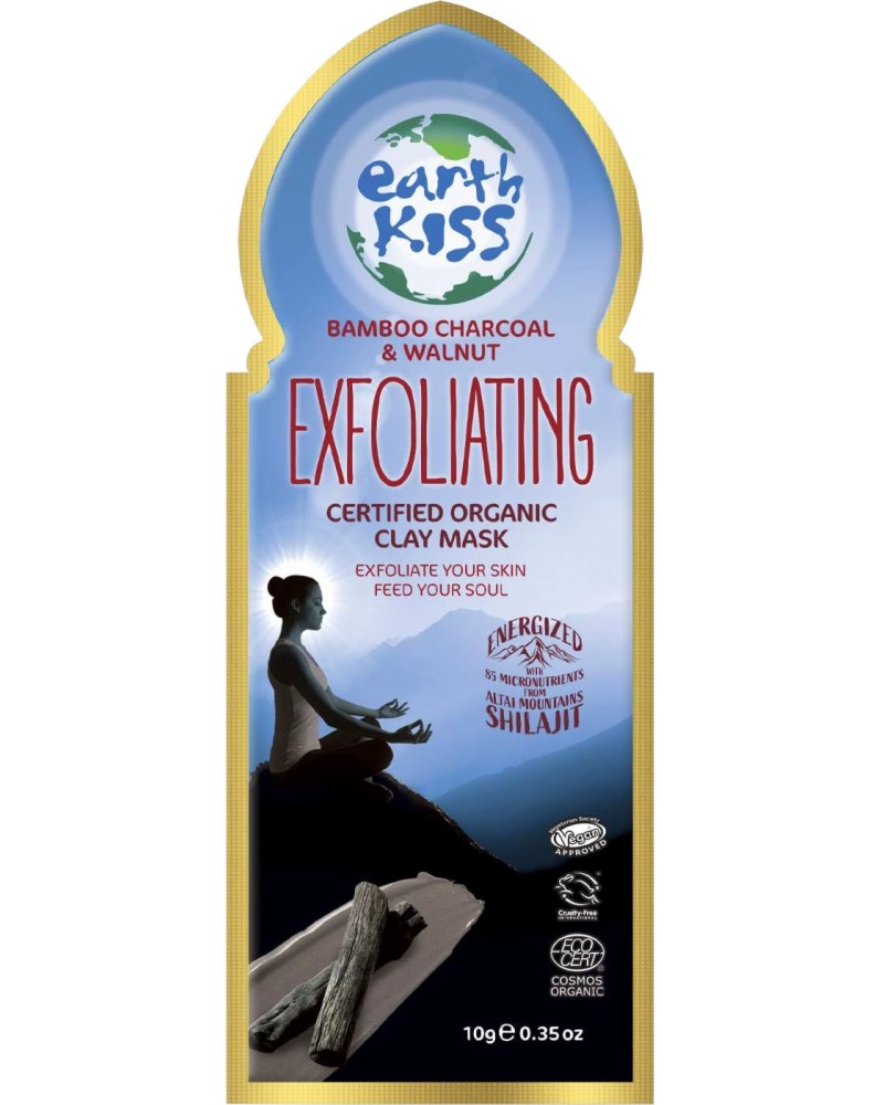 Earth Kiss Exfoliating Clay Mask -         - 