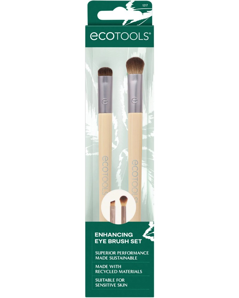 EcoTools Enhancing Duo Makeup Brush Set -       - 