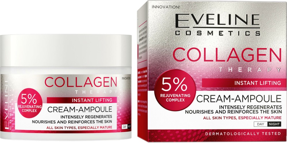 Eveline Collagen Therapy Cream-Ampoule -         - 