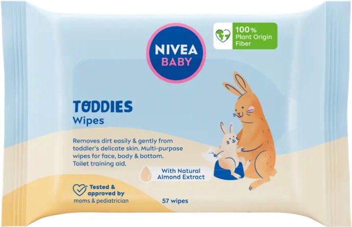 Nivea Baby Toddies Wipes - 57 ,      Nivea Baby -  