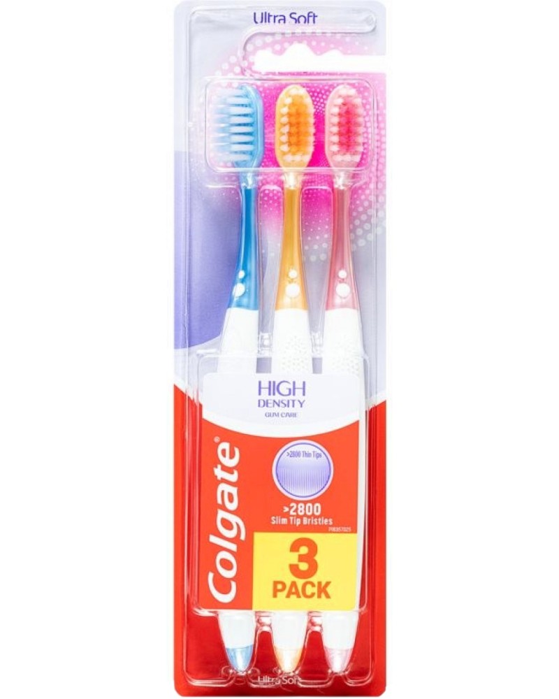 Colgate High Density Toothbrush Ultra Soft - 3         - 