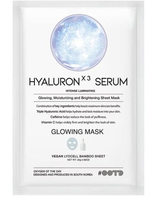 OOTD Triple Hyaluron Serum Glowing Mask -           - 