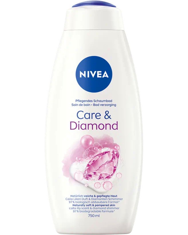 Nivea Care & Diamond Bath Gel -        - 