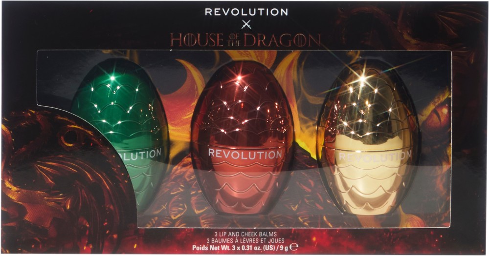 Makeup Revolution X House of Dragon Egg Balm Set -       - 