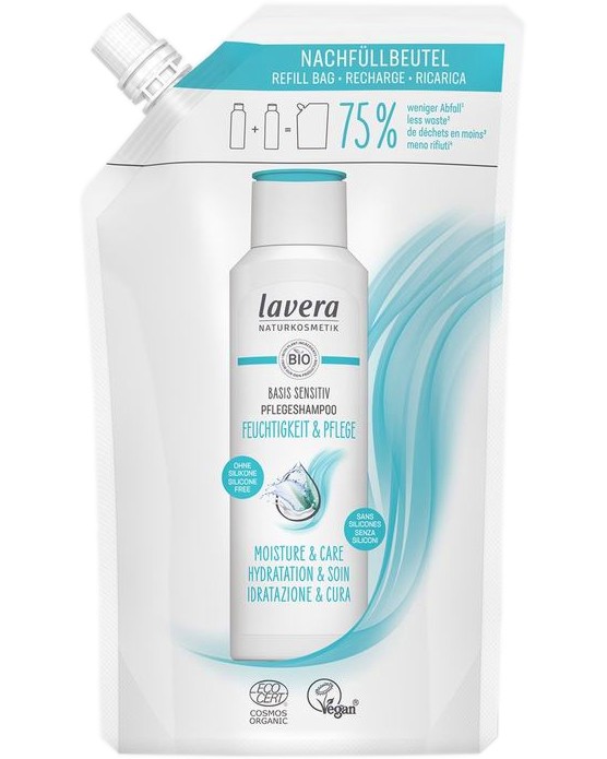 Lavera Basis Sensitiv Moisture & Care Shampoo Refill -      Basis Sensitiv - 