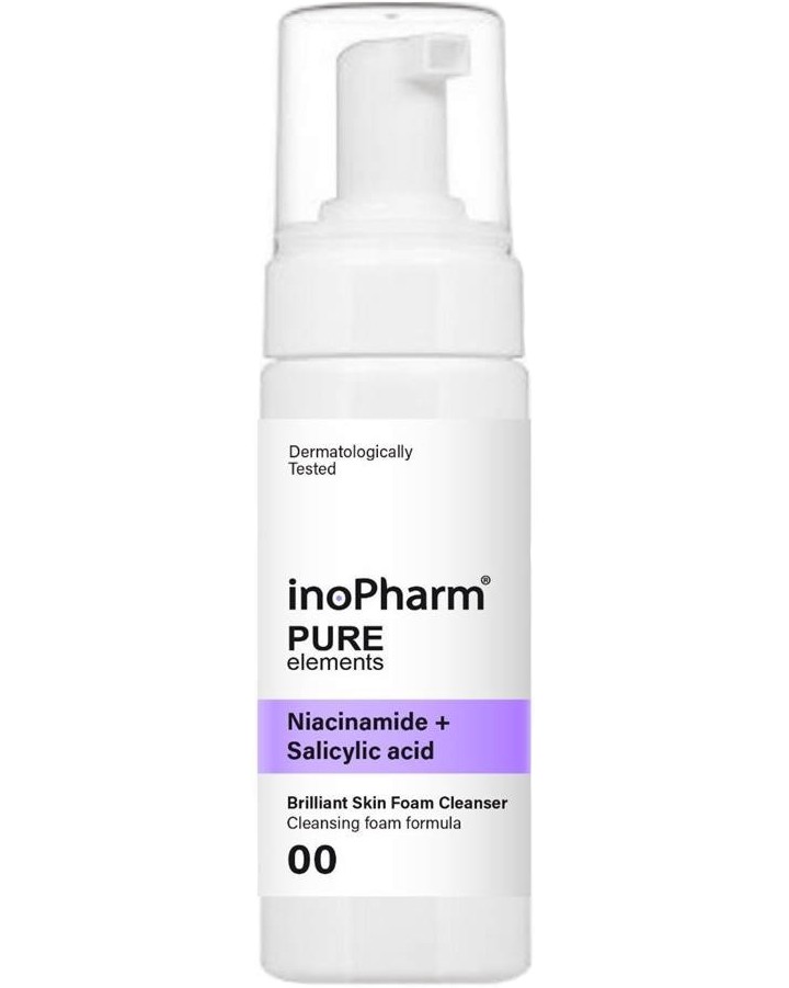 InoPharm Pure Elements Brilliant Skin Foam Cleanser -         Pure Elements - 