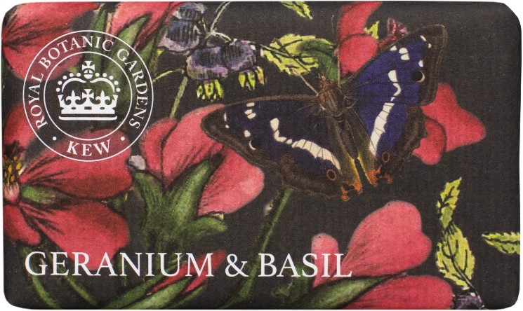 English Soap Company Geranium & Basil Soap -         - 