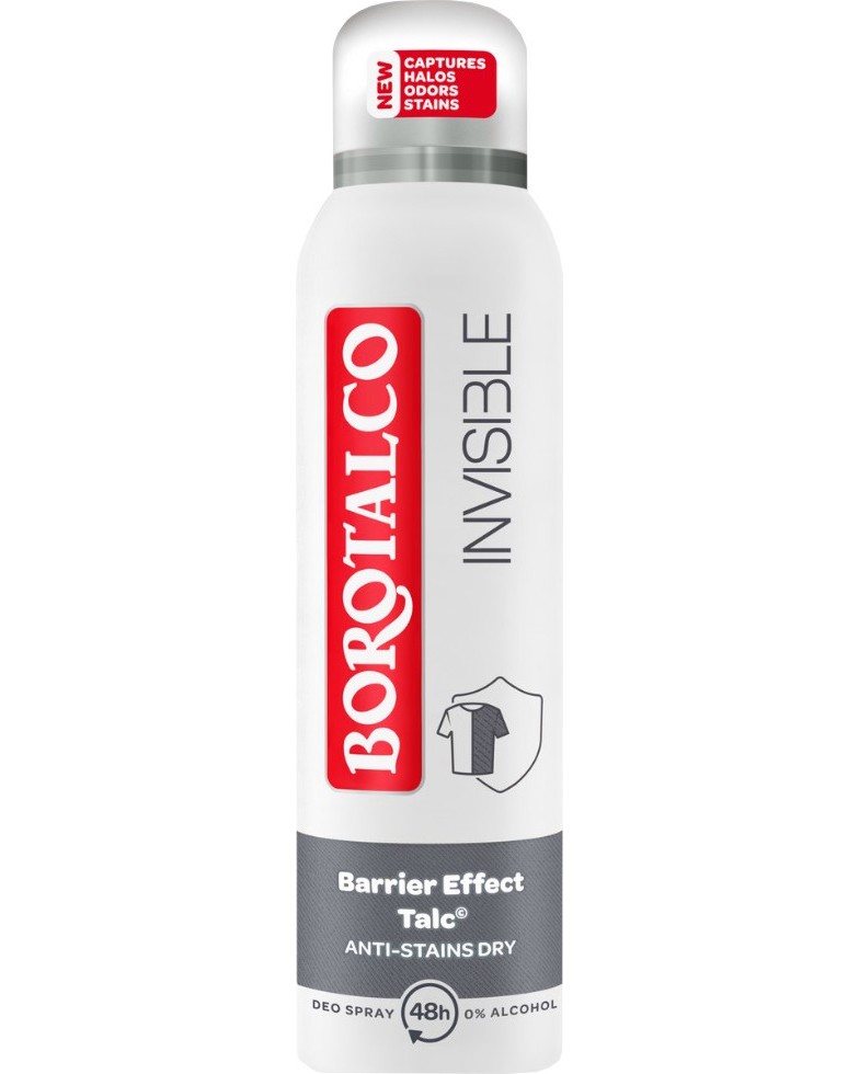 Borotalco Invisible Deo Spray -   - 