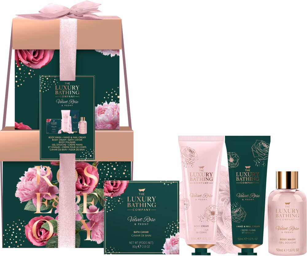 The Luxury Bathing Company Velvet Rose & Peony -  ,   ,   ,      - 