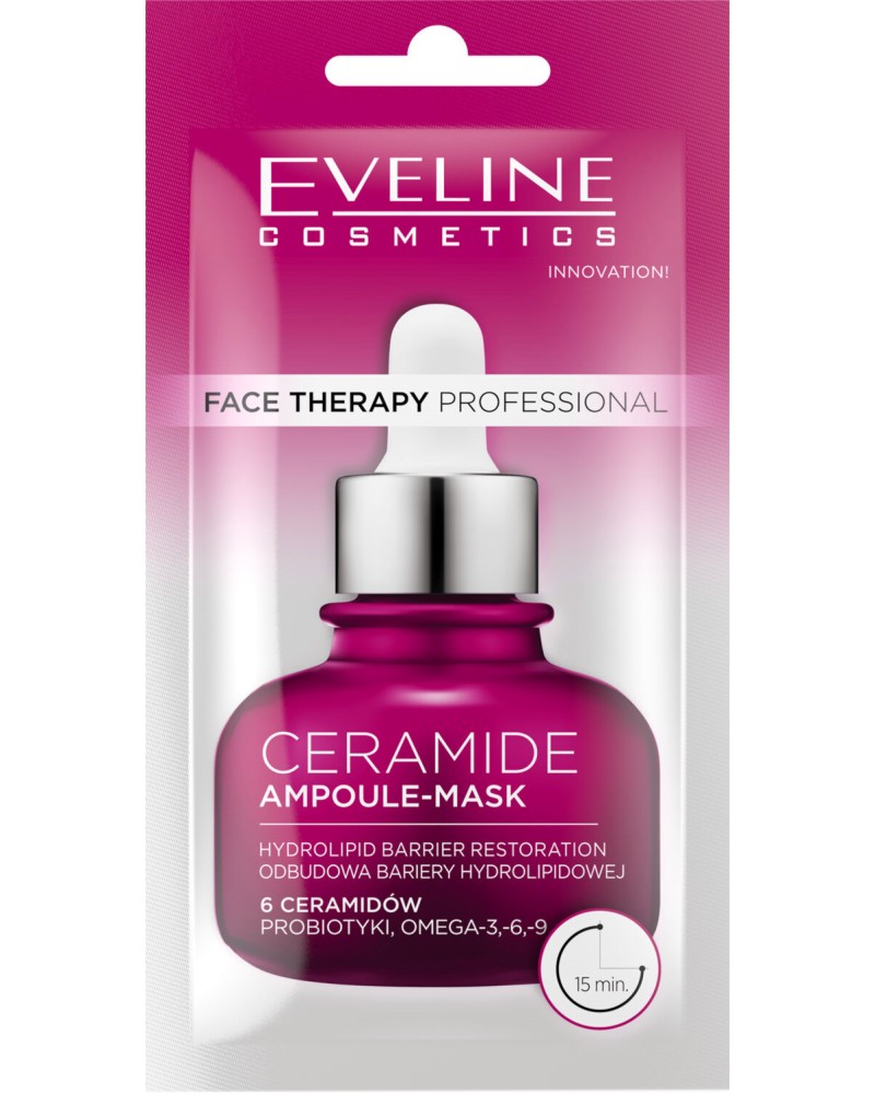 Eveline Face Therapy Professional Ceramide Ampoule-Mask -         Face Therapy Professional - 