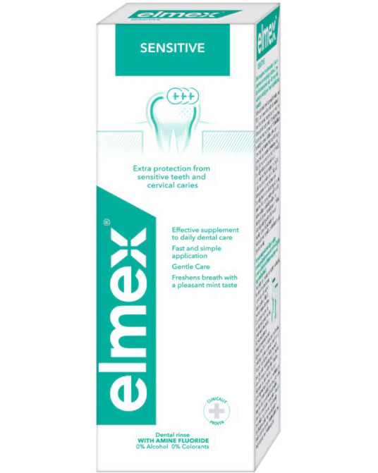 Elmex Sensitive Mouthwash -         Sensitive - 