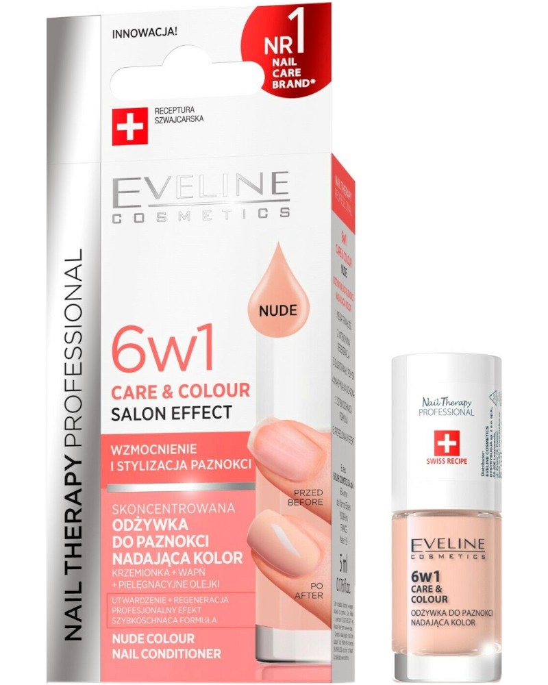 Eveline Care & Color 6 In 1 Nail Conditioner -     - 