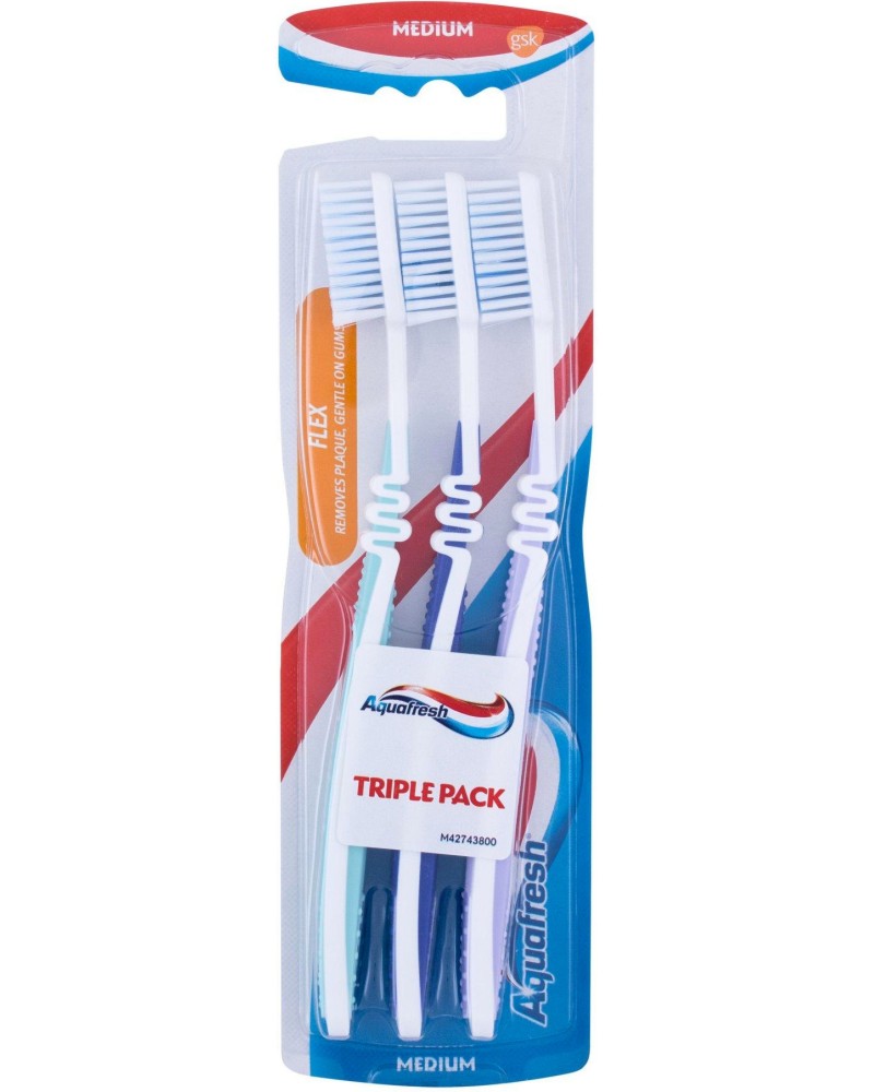 Aquafresh Flex Trio Pack - 3        - 