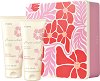 Подаръчен комплект с метална кутия PUPA Milano Flower Artist Delicate Coquelicot - Душ гел и лосион за тяло от серията Flower Artist - продукт