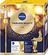 Подаръчен комплект Nivea Timeless Beauty - Дневен и нощен крем за лице от серията Anti-Wrinkle + - крем