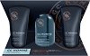 Подаръчен комплект Grace Cole Homme Fine Grooming - Релаксираща пяна за мускули, шампоан за коса и брада и душ гел от серията Homme - продукт