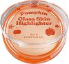 Bell Pumpkin Glass Skin Highlighter - Хайлайтър за лице с екстракт от тиква от серията Spicy Pumpkin - продукт