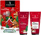 Подаръчен комплект Afrodita Cosmetics Holiday Fairytale - Душ гел и мляко за тяло с блестящи частици - продукт